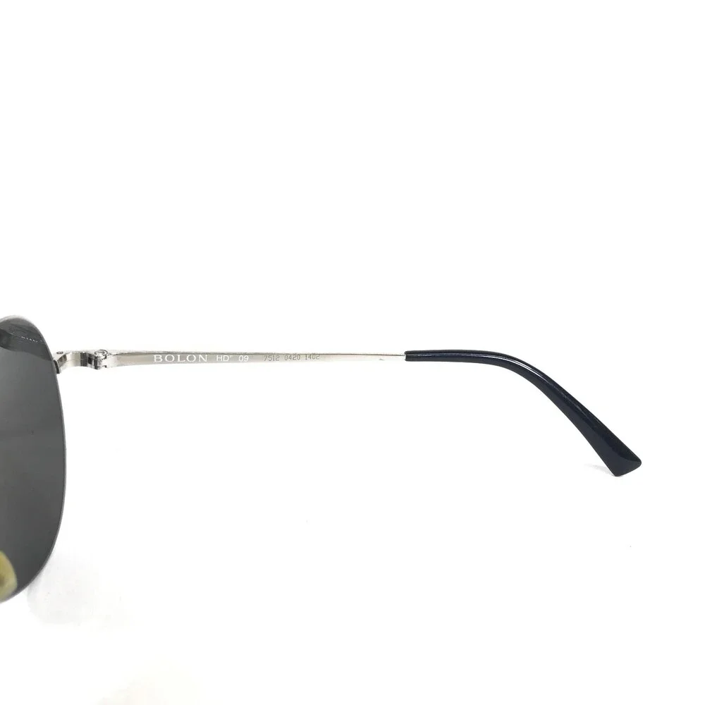 Bolon Sunglasses Frames BL2560 M06 Shiny Silver Round Full Rim 59-15-140
